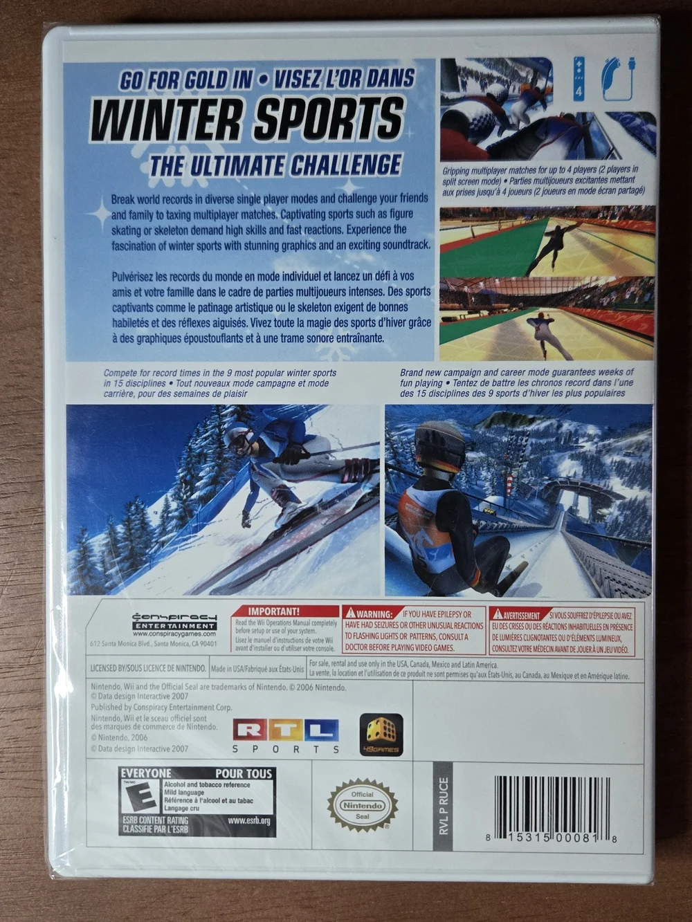 Sealed - Winter Sports: The Ultimate Challenge - Nintendo Wii